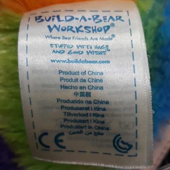 Build A Bear x Lisa Frank Rainbow Tie Dye Panda - Picture 2 of 6